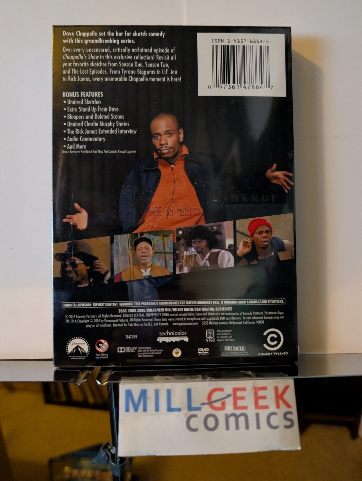 Chappelle's Show Season 1 & 2 / Dave Chappelle's Block Party (DVD) Brand New -JD