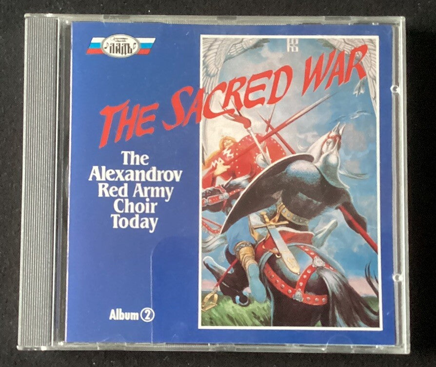 THE ALEXANDROV RED ARMY CHOIR-The Sacred War (CD, Made In England, Like New)-JD