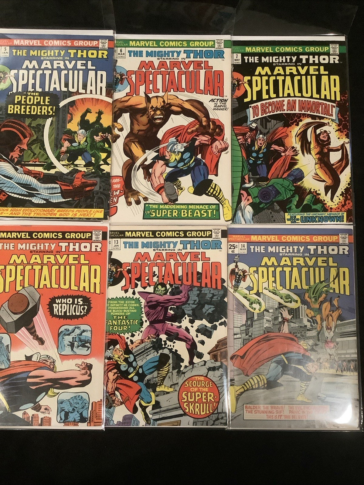Marvel Spectacular #1-14 Comic Lot, Marvel, Classic Thor, Stan Lee/Jack Kirby
