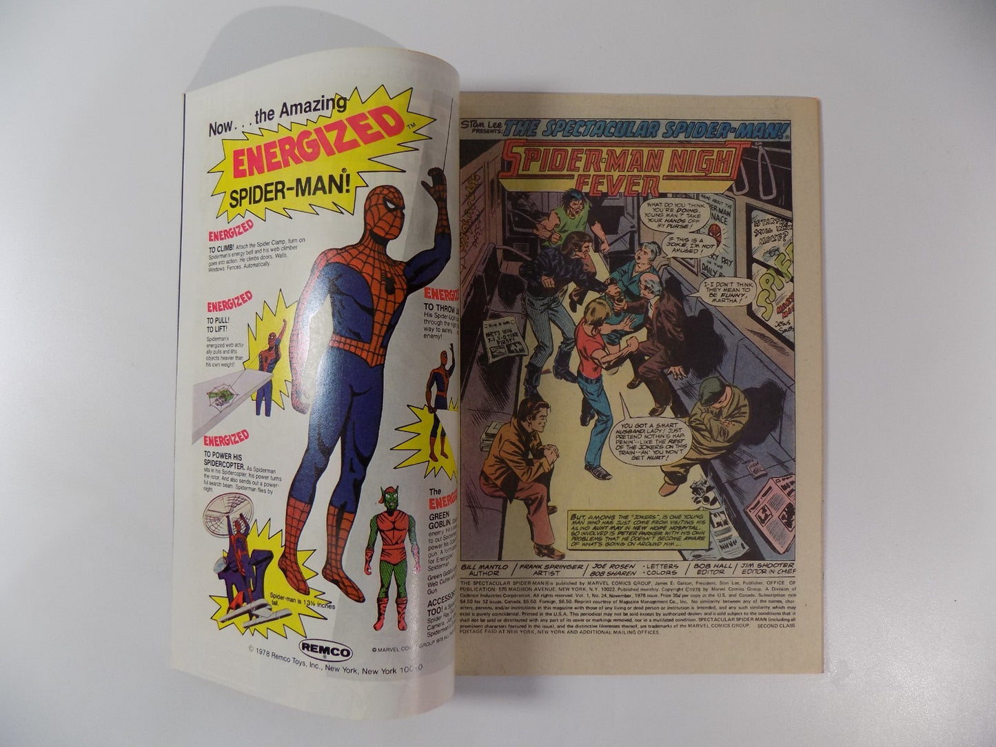Spectacular Spider-Man #24 Marvel Comic November 1978 Very Fine+