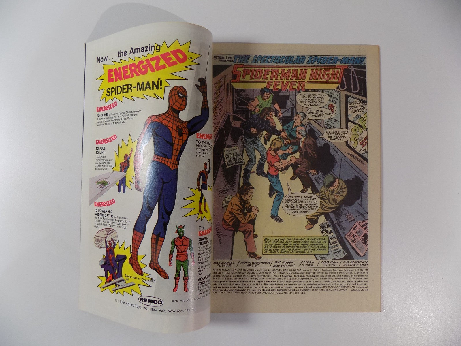 Spectacular Spider-Man #24 Marvel Comic November 1978 Very Fine+