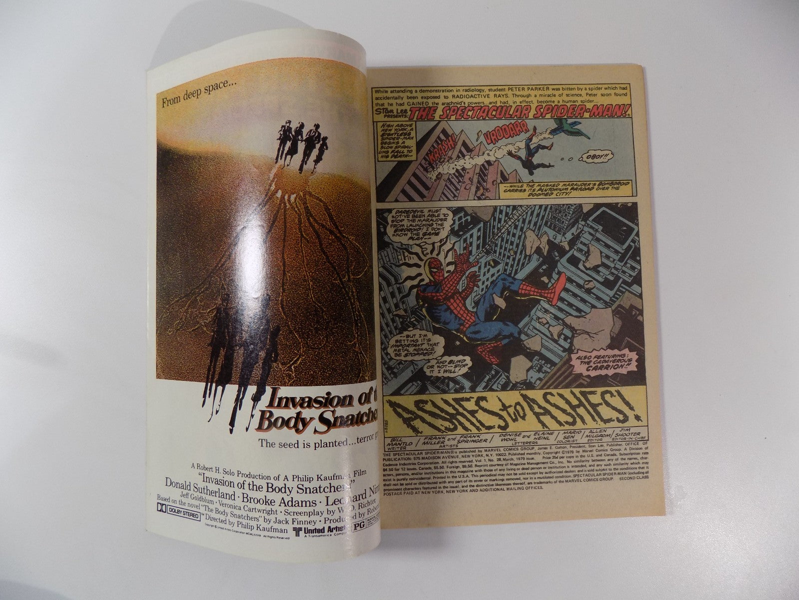 Spectacular Spider-Man #28 Marvel Comic March 1979 Very Fine