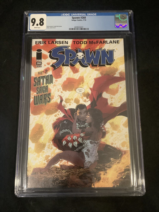 Spawn #260 (Image Comics) CGC Graded 9.8 (NM/M) Todd McFarlane, Erik Larsen