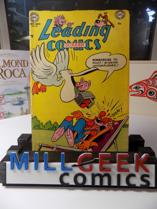 Leading Screen Comics #57 DC Comic November 1952 Fine-