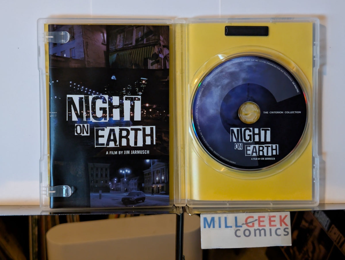 Night on Earth, Criterion Collection, A Film by Jim Jarmusch (DVD, 1991) -JD