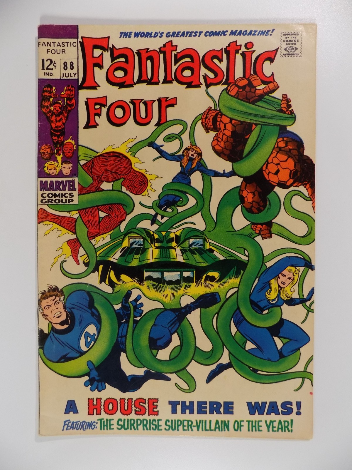 Fantastic Four #88 Marvel Comic July 1969 Very Fine-