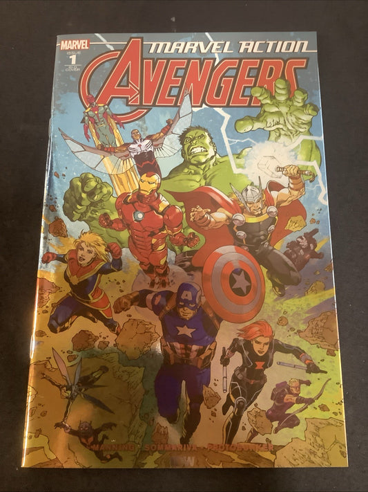 Marvel Action Avengers #1 (IDW December 2018) 1:50 Retailer Incentive Foil CVR