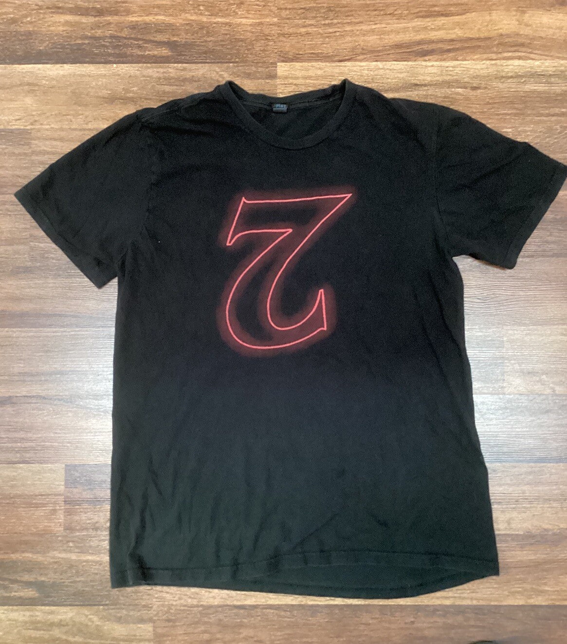 Stranger Things 2 Promotional Netflix Shirt Black Double Sided Promo SDCC (L)