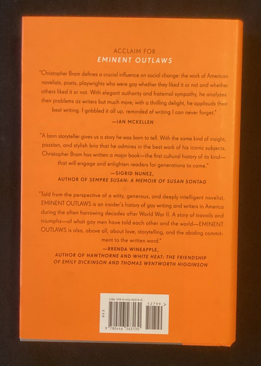 Eminent Outlaws: The Gay Writers Who Changed America (Hardback, Like New) -JD