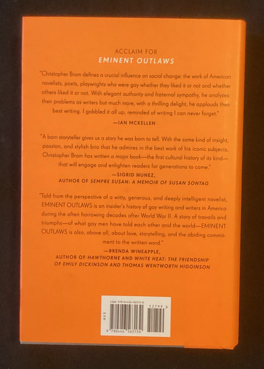 Eminent Outlaws: The Gay Writers Who Changed America (Hardback, Like New) -JD
