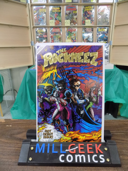 Rockmeez Hot Debut Issue! 4x Signed Peterson, Meyer, Monty & PreJean