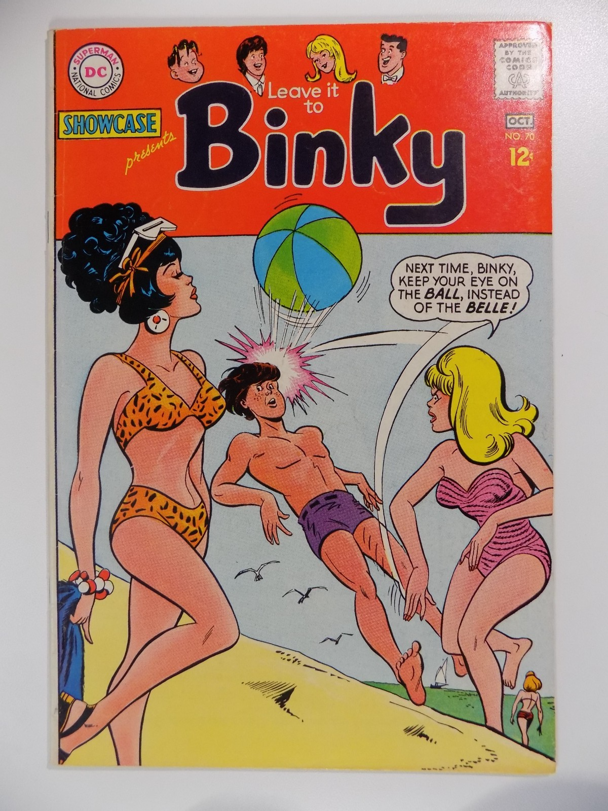 Showcase #70 Binky DC Comic October 1967 Fine+