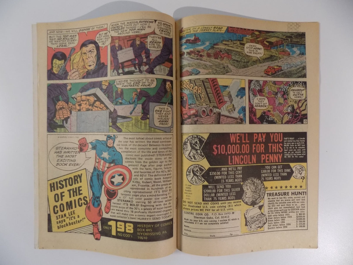 Fantastic Four #101 Marvel Comic August 1970 Very Fine