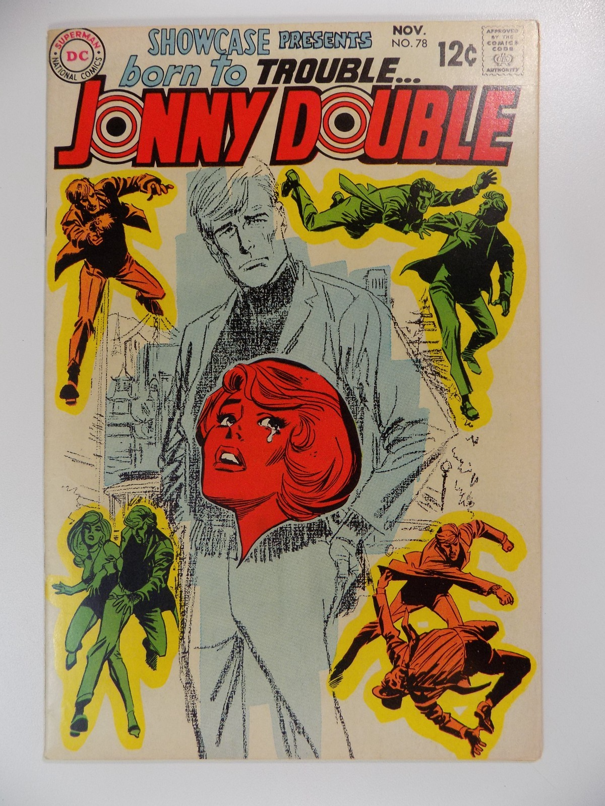 Showcase #78 Jonny Double DC Comic November 1968 Near Mint-