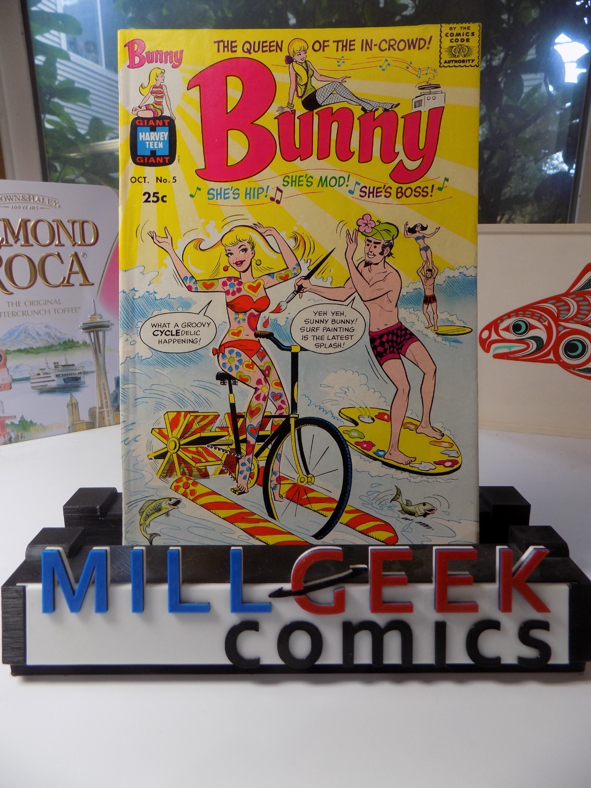 Bunny #5 Harvey Comic October 1968 Fine