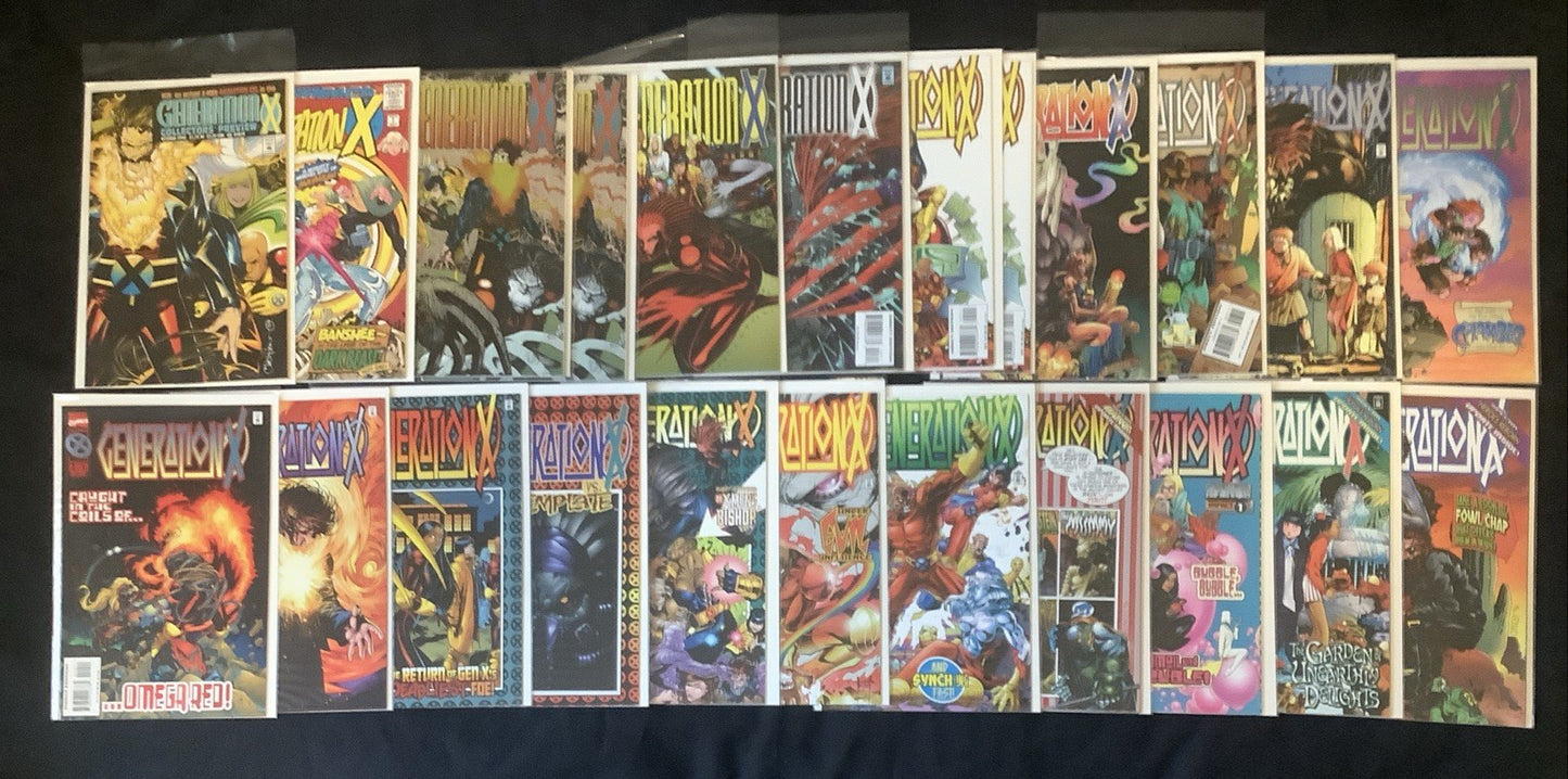 Generation X #1-42 (Missing #4) + #-1 + Preview + Holiday Special Comic Lot