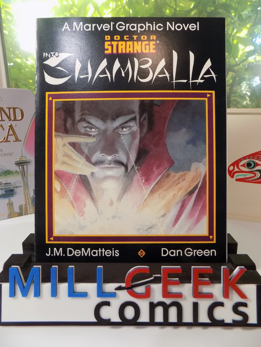 Doctor Strange Into Shamballa Marvel Graphic Novel #23 Near Mint 1986