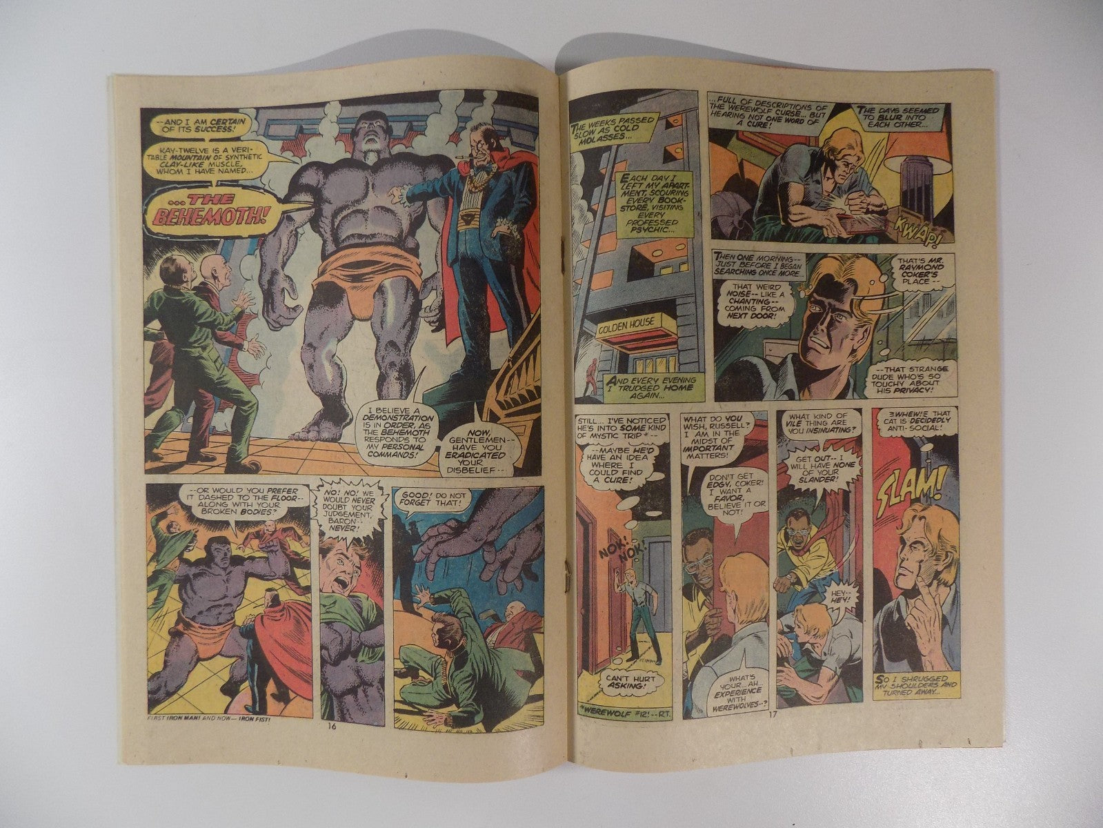 Werewolf by Night #17 Marvel Comic May 1974 Very Fine