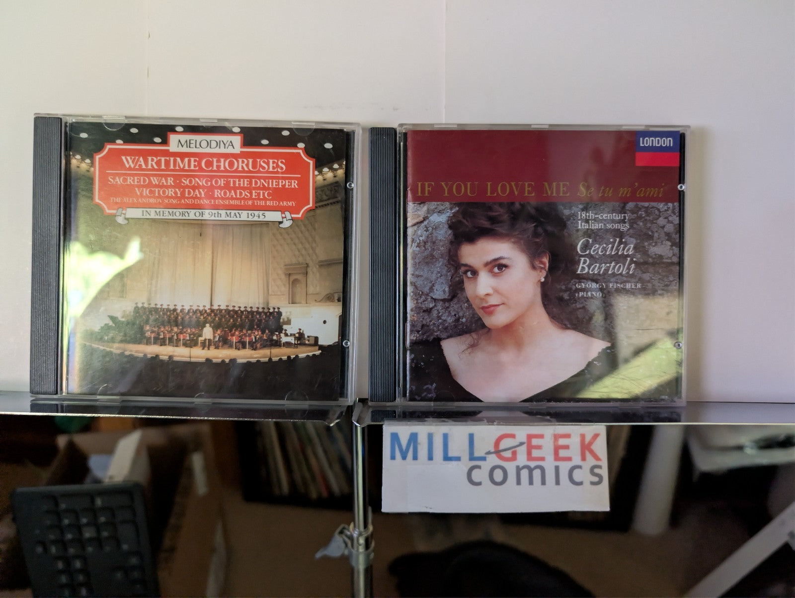 Classical Music 2 CD Lot (Wartime Choruses, If You Love Me Se Tu M'ami) -JD