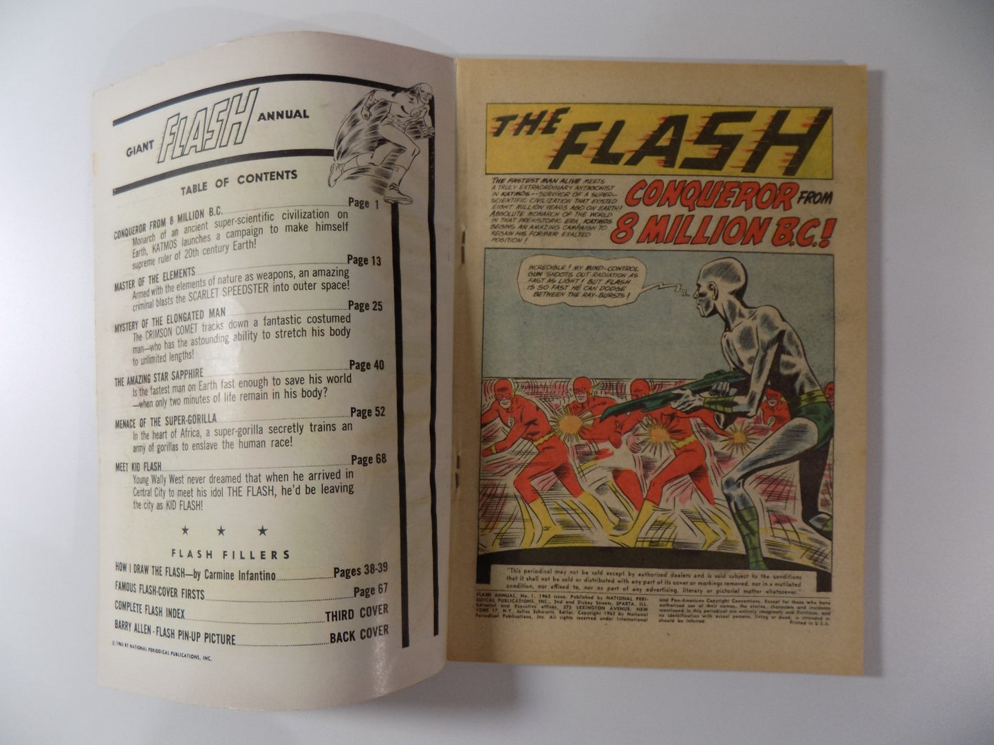 Flash Annual #1 DC Comic 1963 Fine+