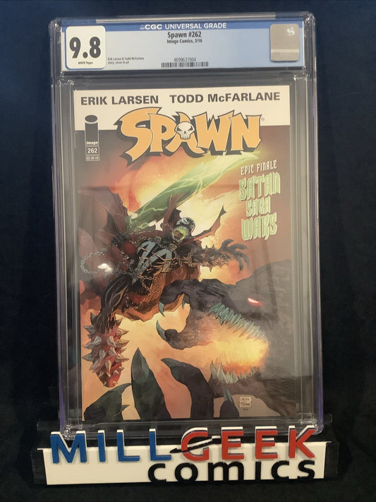 Spawn #262 (Image Comics) CGC Graded 9.8 (NM/M) Erik Larsen, Todd McFarlane