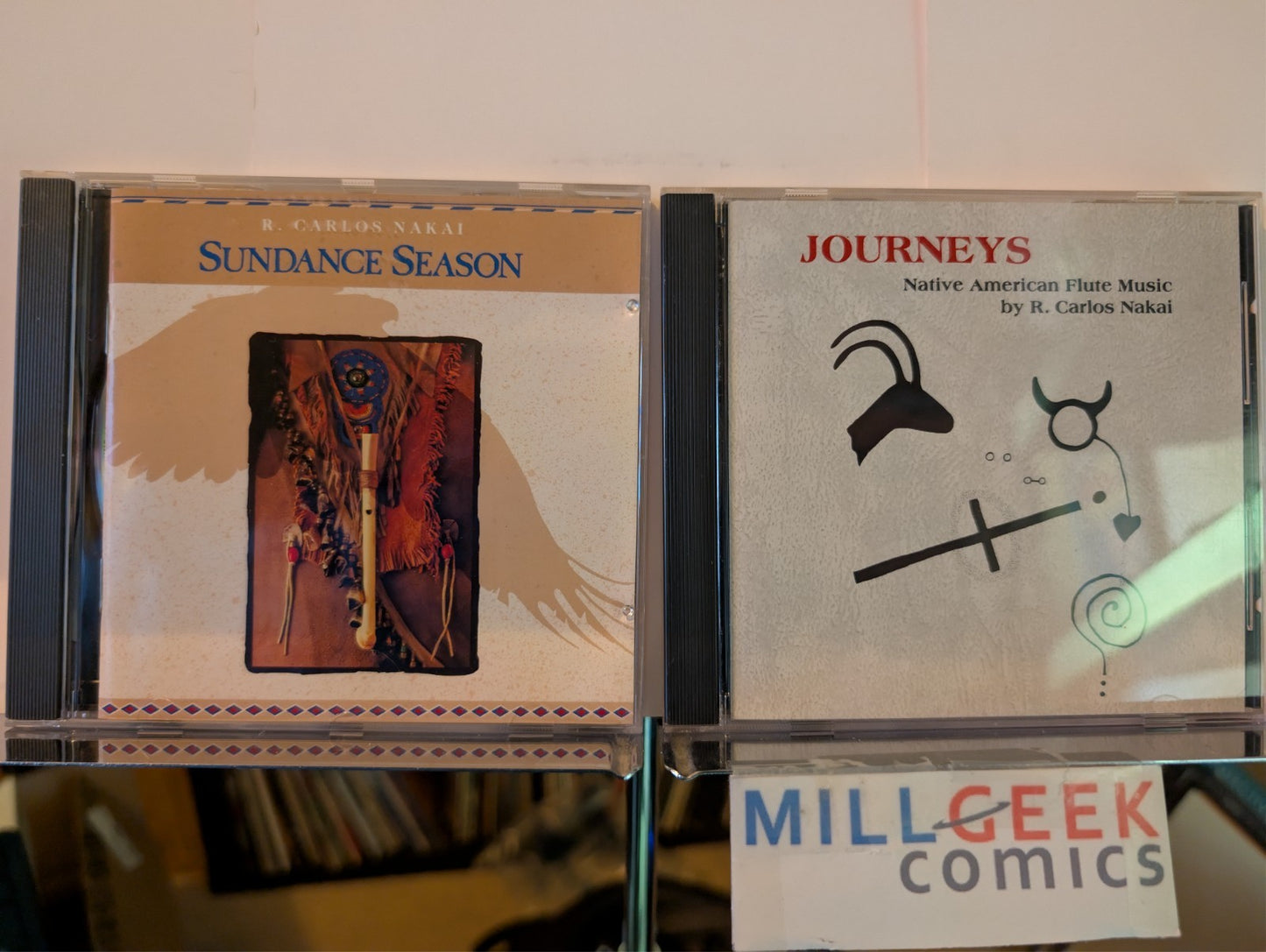 Native American Flute Music, 2 CDs (R Carlos Nakai Sundance Season/Journeys)-JD