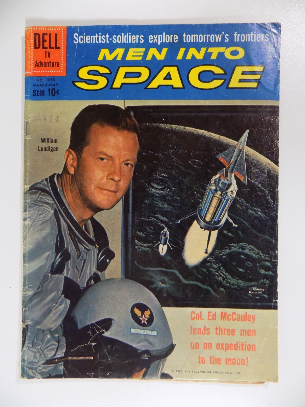 Four Color #1083 Men into Space Dell Comic March-May 1960 Fine
