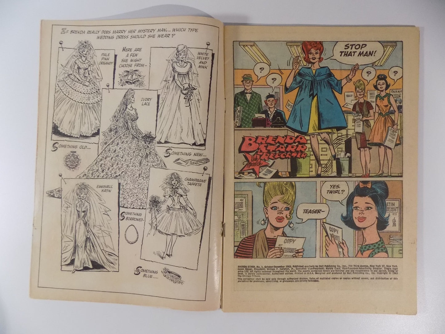 Brenda Starr Reporter #1 Dell Comic Oct-Dec 1963 Fine-
