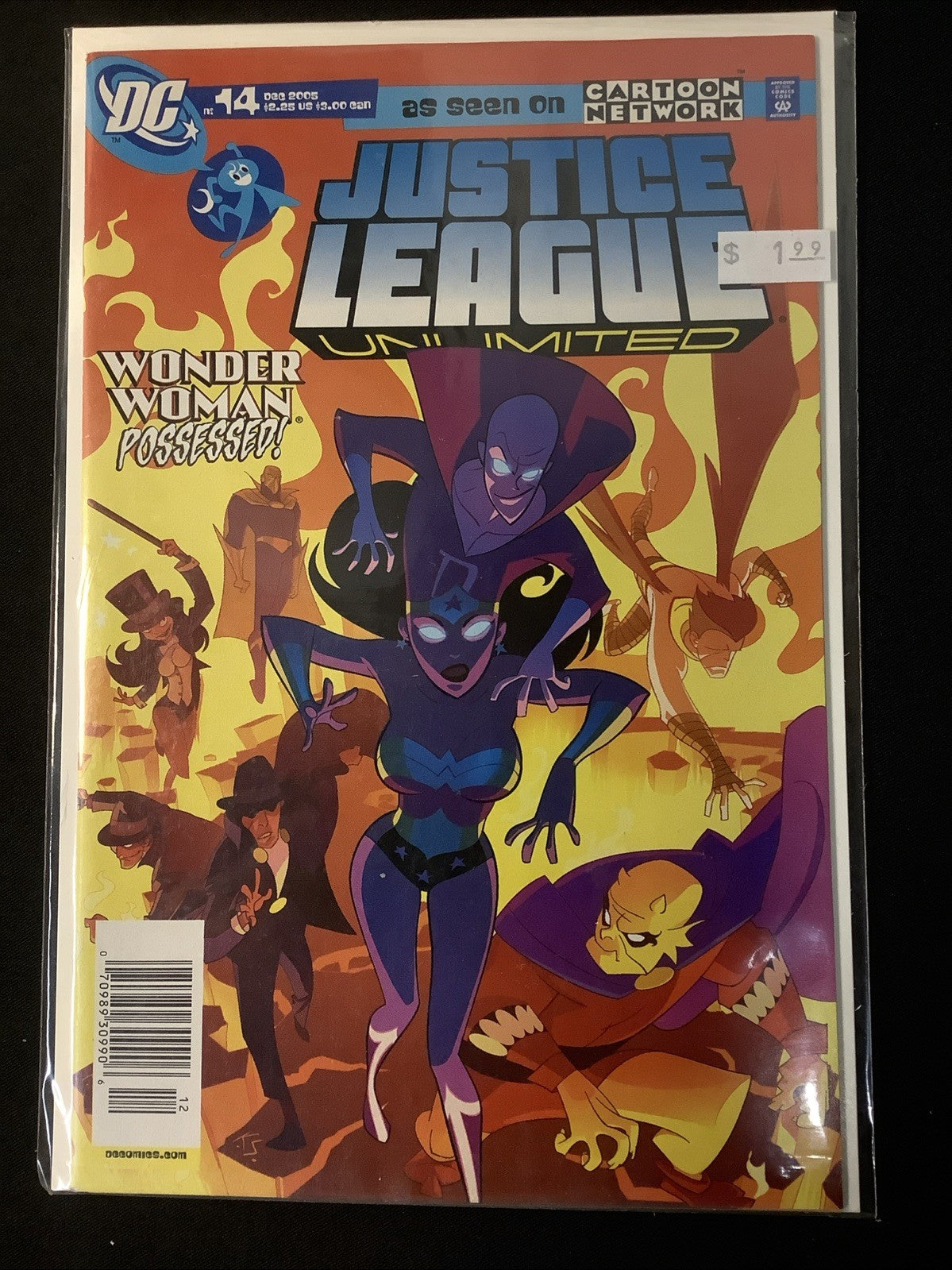 Justice League Unlimited #12-15 Comic Lot, DC Comics, NEWSSTAND COVERS!
