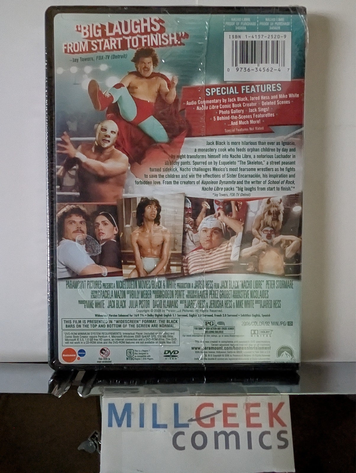 King of California / Nacho Libre, Movie Set (DVD) Like New -JD
