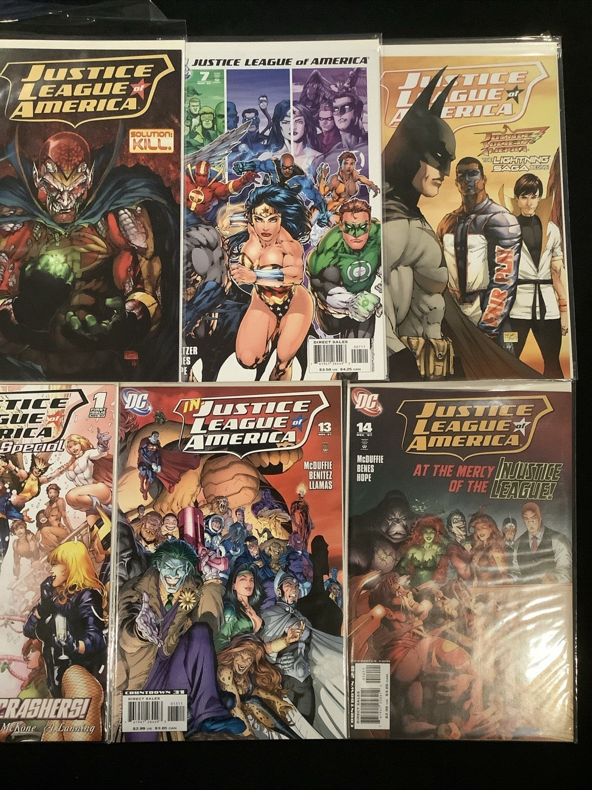 Justice League of America #1-30 + Wedding Special Comic Lot, Meltzer, Benes
