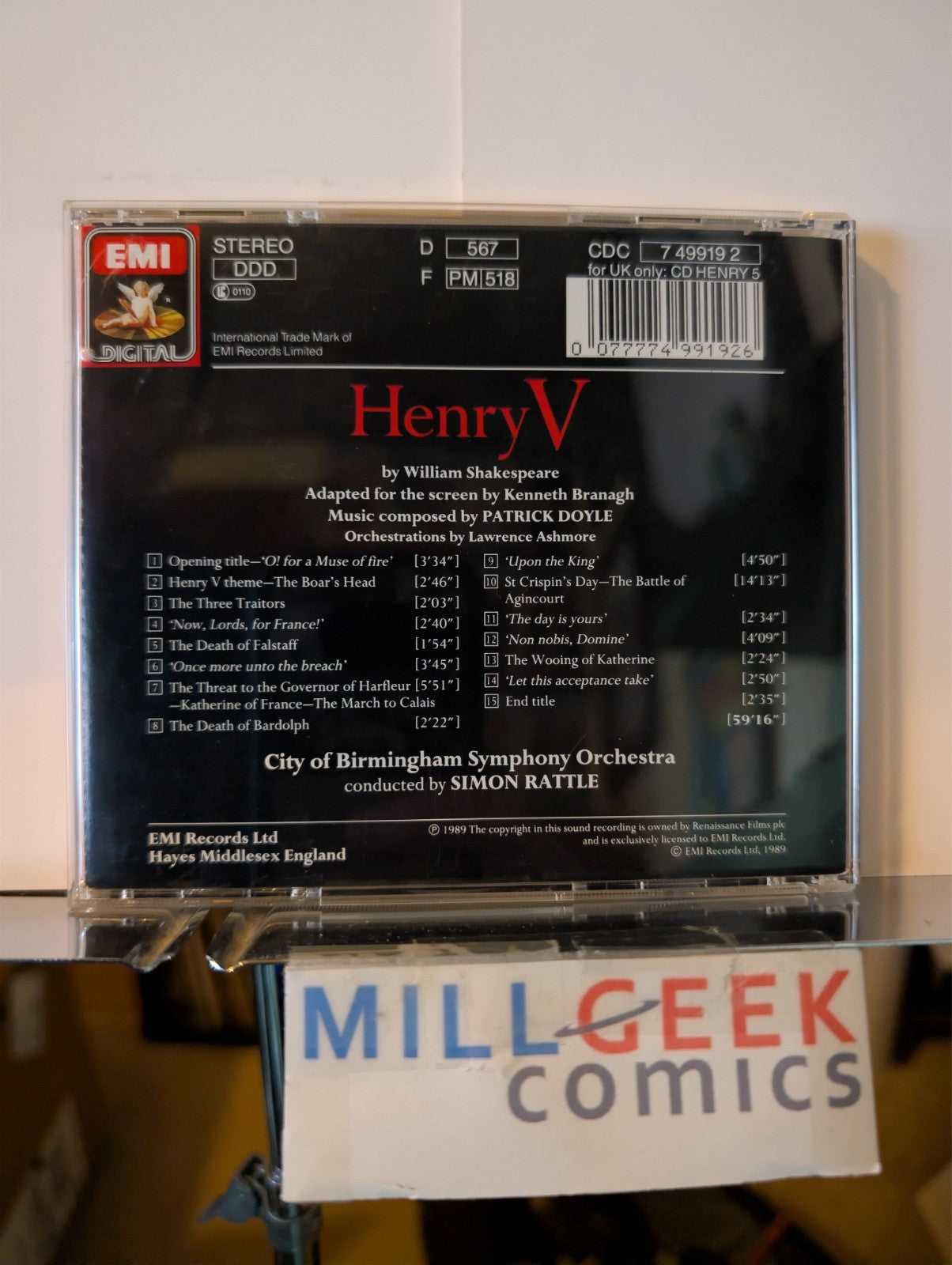 Soundtrack 2 CD Lot (Suleyman the Magnificent, Henry V) -JD