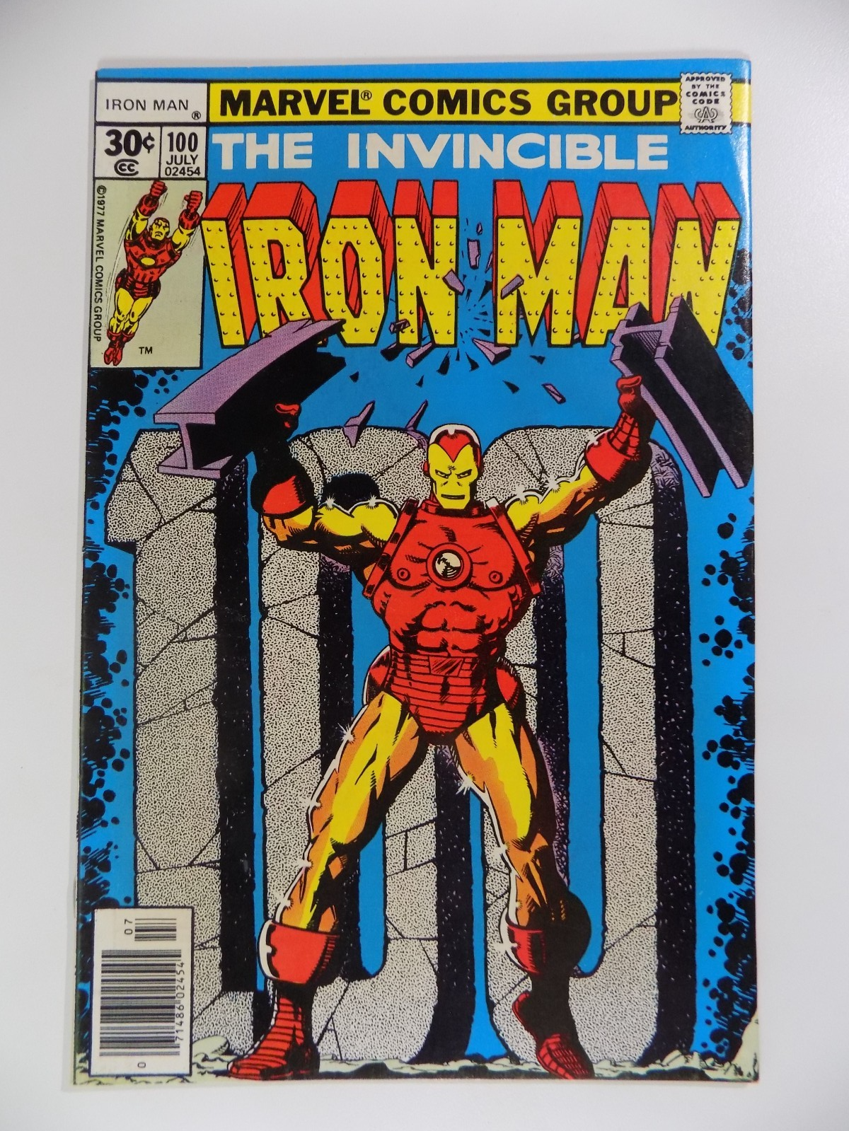 Iron Man #100 Marvel Comic July 1977 Very Fine+