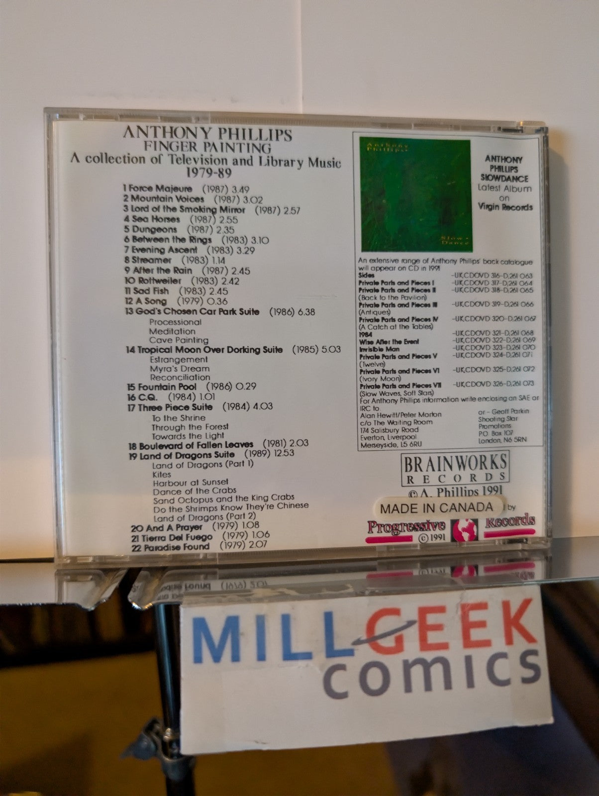 Electronic Funk Prog Rock 2 CD Lot (Anthony Phillips, Hard Cell) -JD