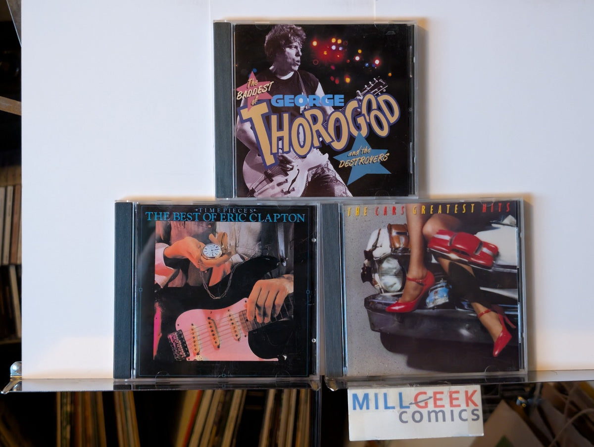 George Thorogood / Eric Clapton / The Cars - Greatest Hits (CD 1987) Like New-JD