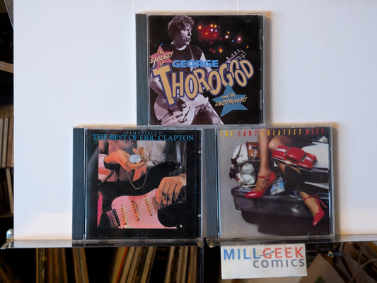 George Thorogood / Eric Clapton / The Cars - Greatest Hits (CD 1987) Like New-JD