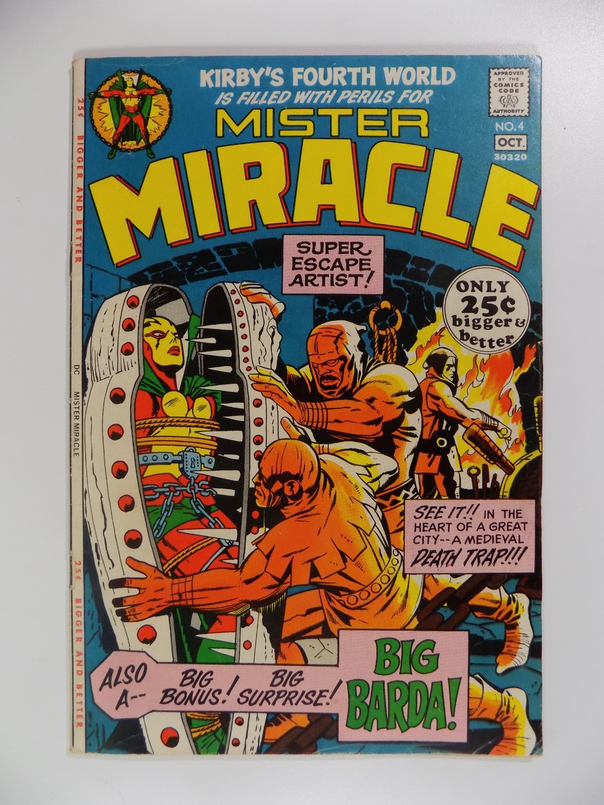 Mister Miracle #4 DC Comic October 1971 Fine/Very Fine