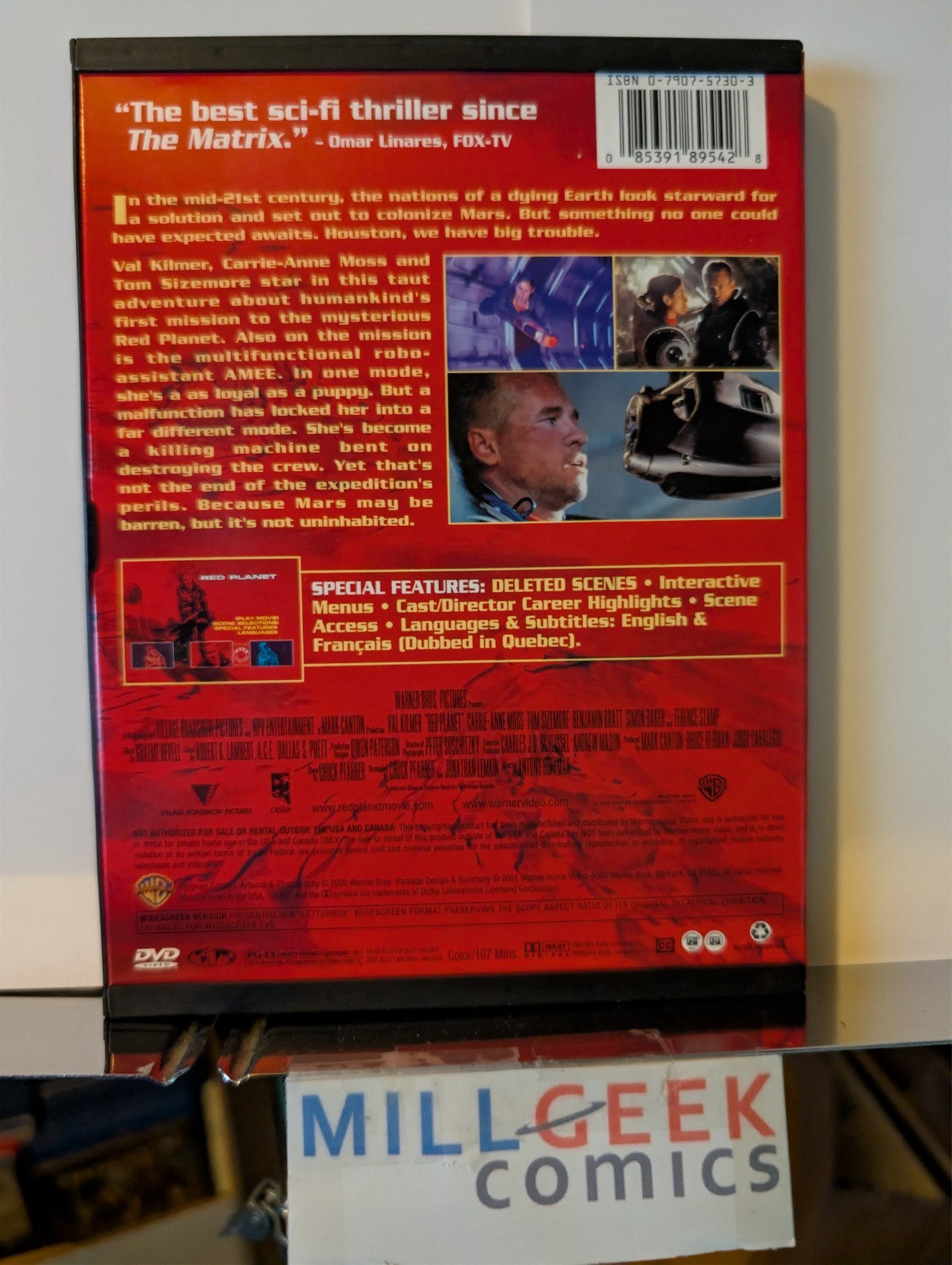 Supernova / Red Planet / Mission to Mars, 3 Sci-Fi Movie lot (DVD) -JD