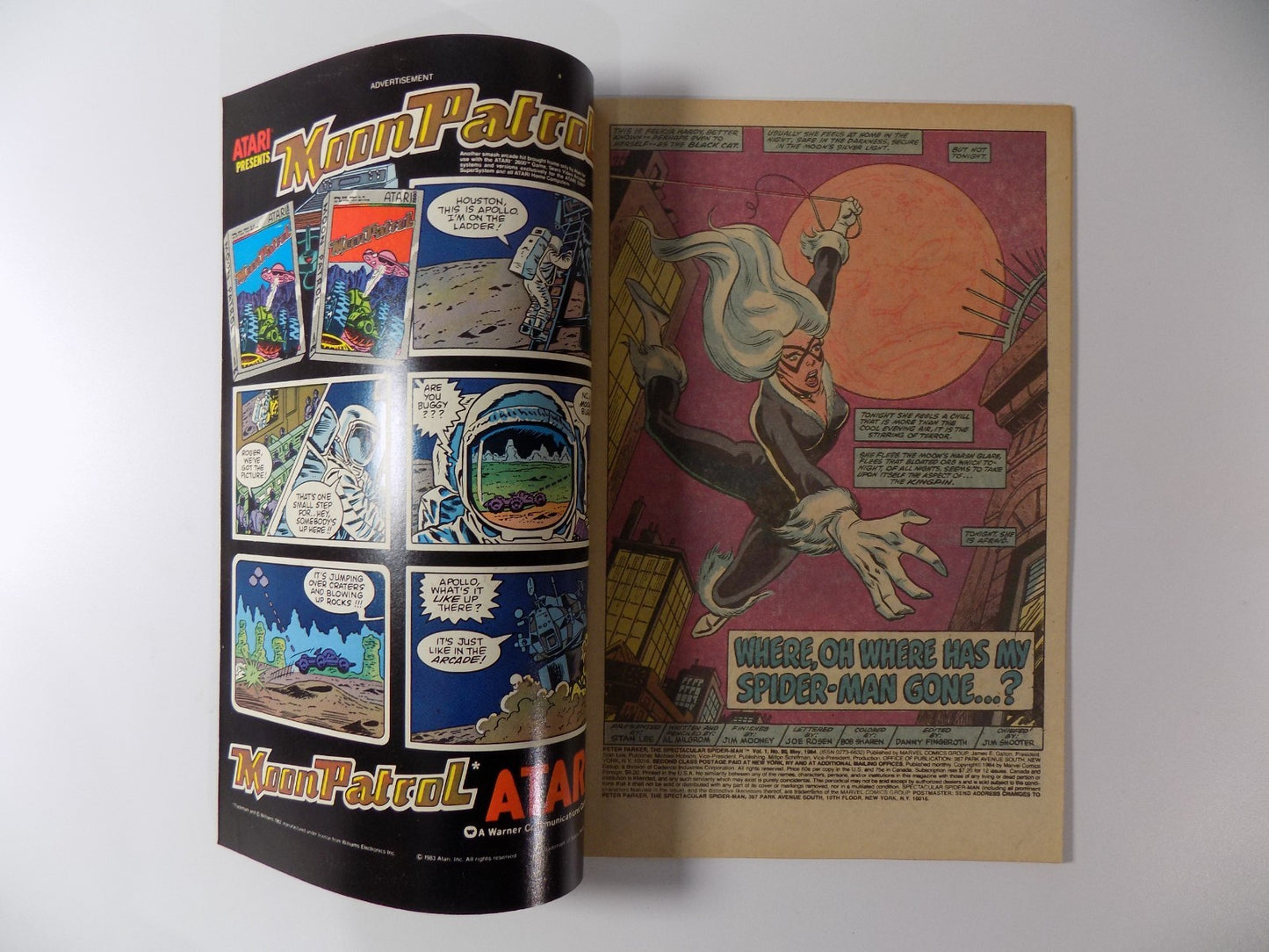 Spectacular Spider-Man #90 Marvel Comic Newsstand May 1984 Very Fine+