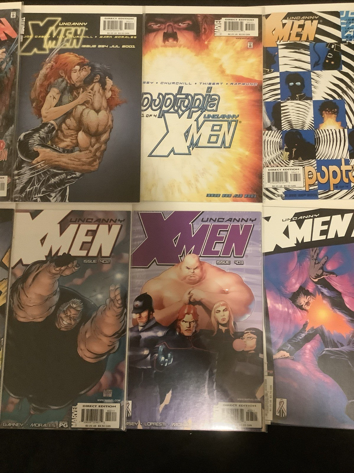 Uncanny X-Men #392-407 Comic Lot, Marvel Comics, Joe Casey, 1st App X-Corp