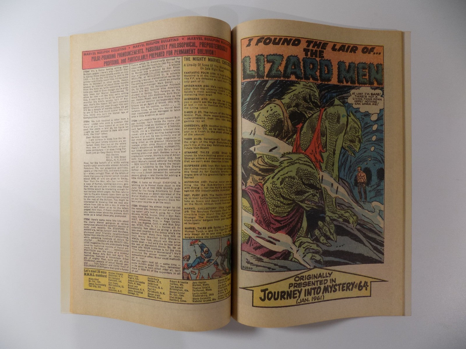 Fantasy Masterpieces #6 Marvel Comic December 1966 Very Fine