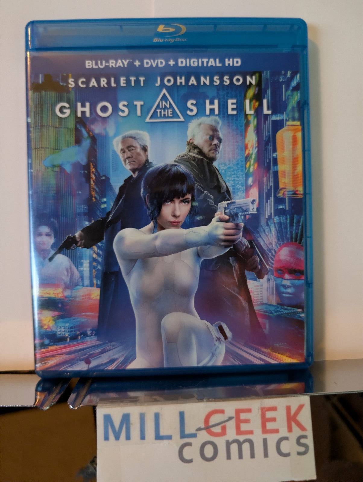 Jupiter Ascending / Ghost in the Shell, 2 Sci-Fi Movies (Blu-Ray) -JD