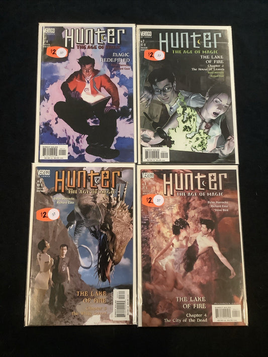 Hunter  Age of Magic #1-4 Comic Lot, DC Comics/Vertigo, Dylan Horrocks