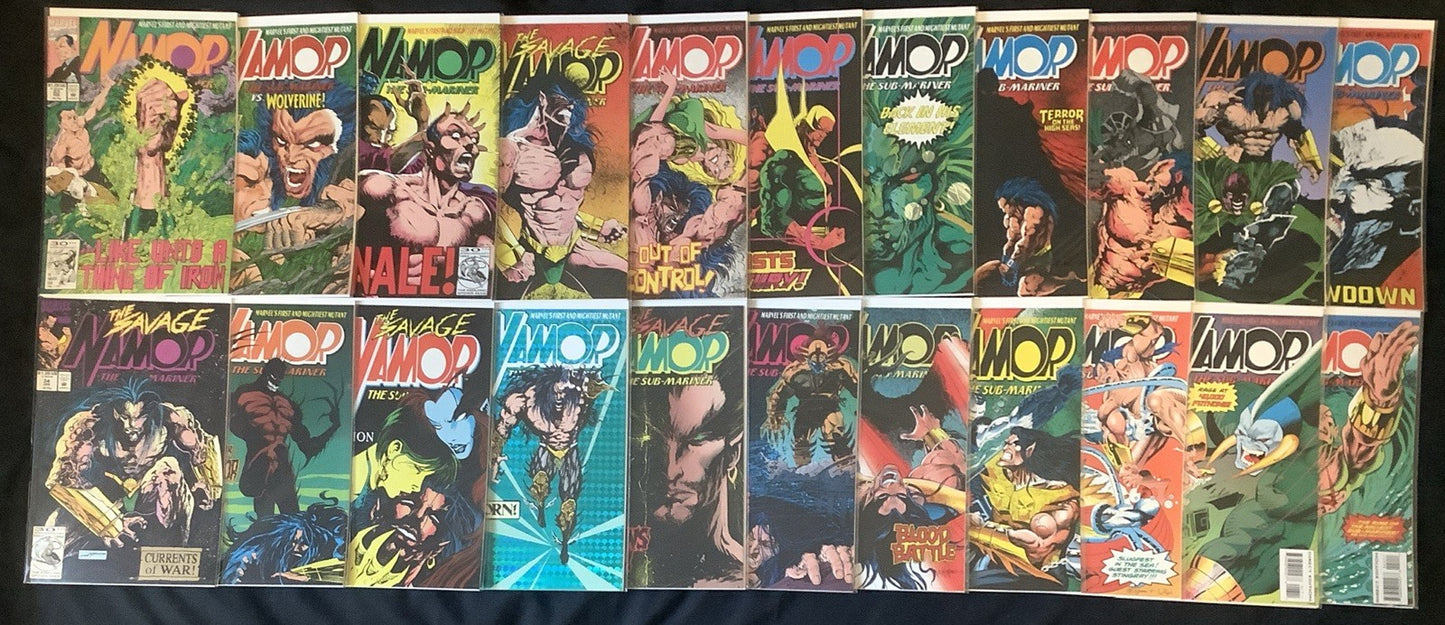 Namor, the Sub-Mariner #1-62 + Annuals #1-3 Comic Lot, Marvel, John Byrne, 1990