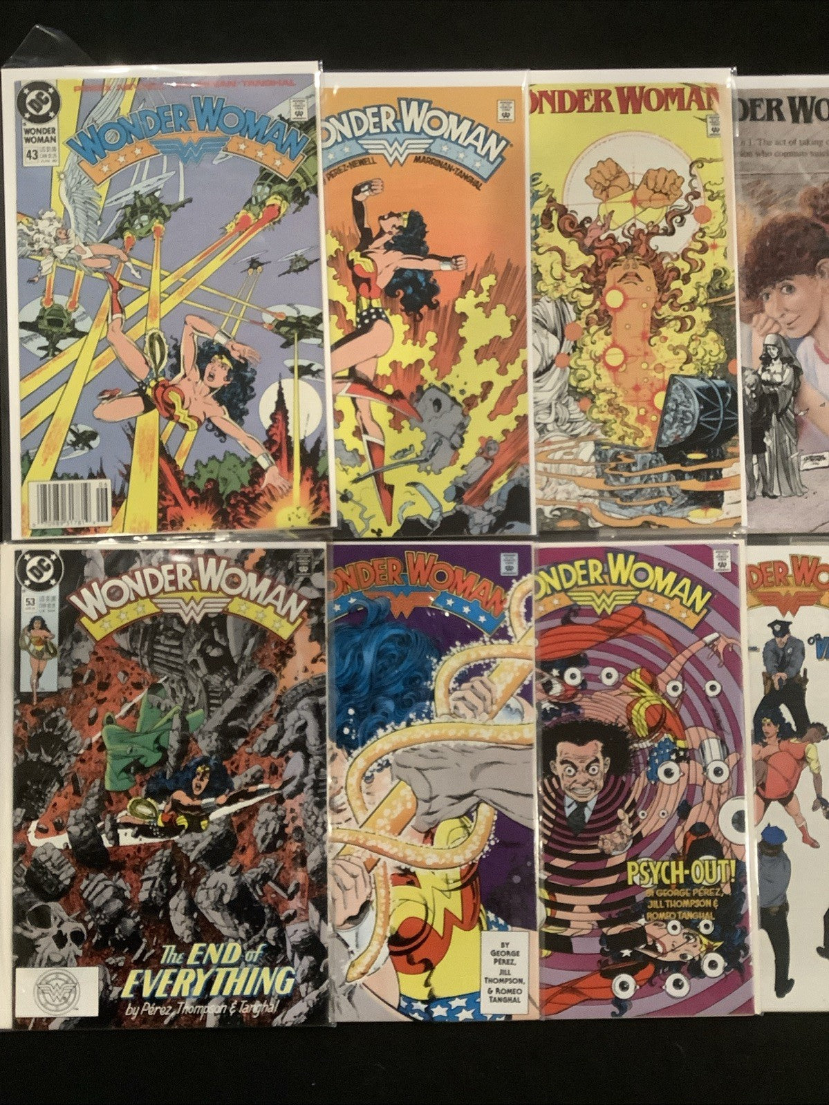 Wonder Woman #43-62 Comic Lot, DC Comics, George Perez, WW Vs. Lobo, 1990