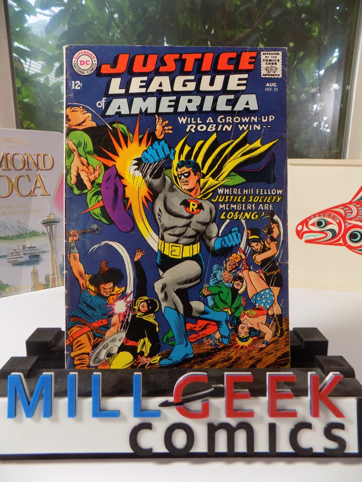 Justice League of America #55 DC Comic August 1967 Fine-
