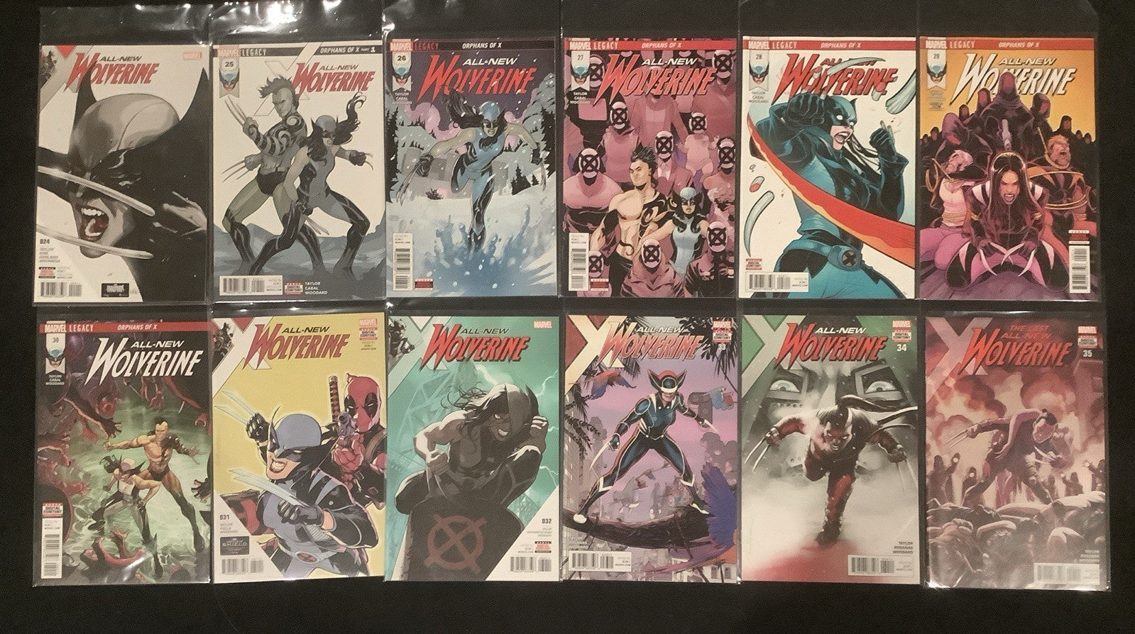All-New Wolverine #1-35 Complete Comic Series, Marvel, 1st App Honey Badger