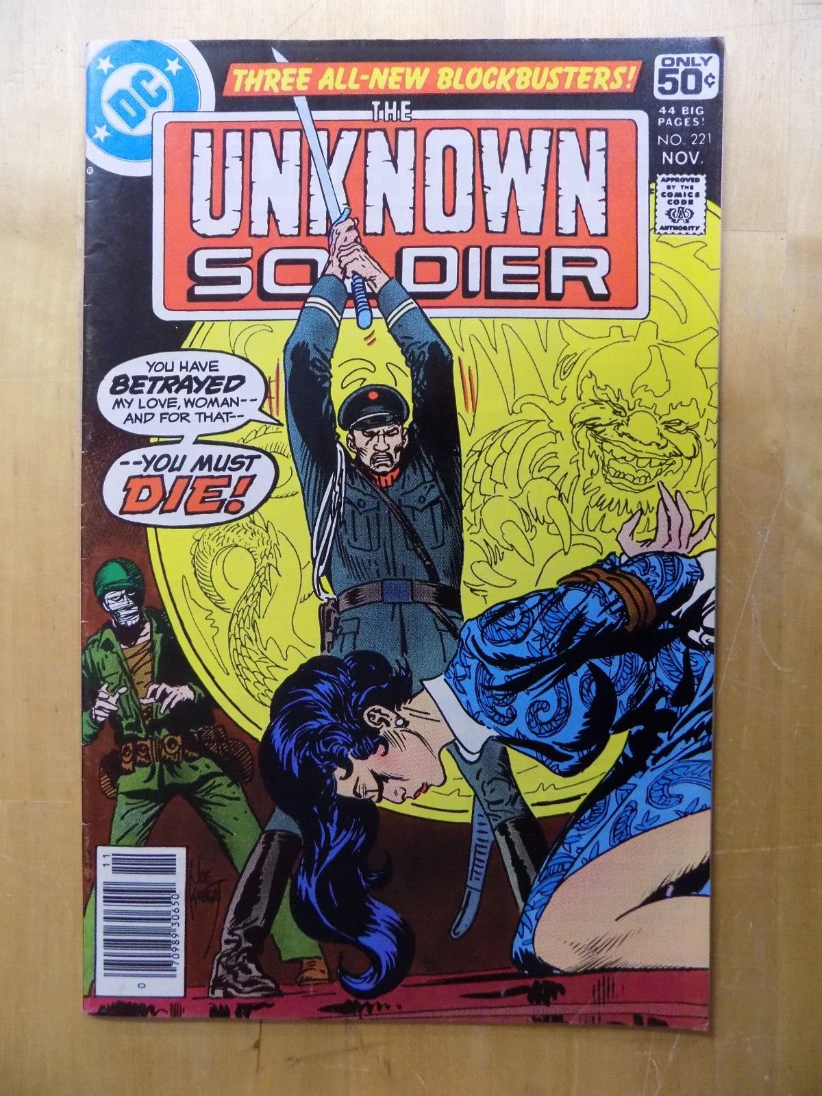 Unknown Soldier #212-221 DC Comics All Fine+ or Better Joe Kubert