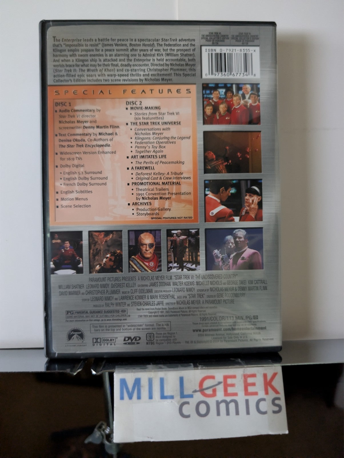 Star Trek Movies Special Collector's Edition, 6 Movie Set (DVD) Like New-JD