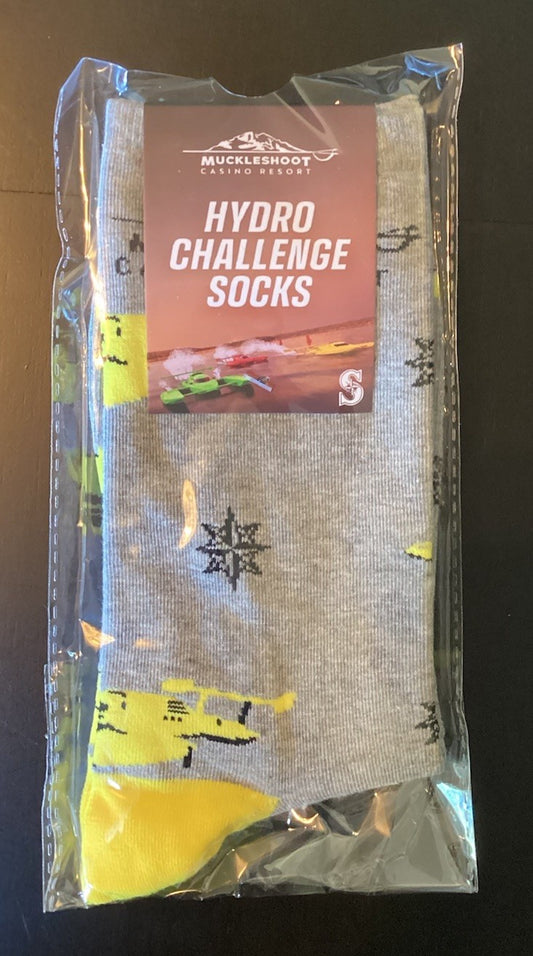Seattle Mariners Fathers Day Socks Yellow SGA 6/15/25 New Hydro Challenge